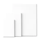 3-dílná sada bílých malířských pláten - rozměry 20x30cm, 30x40cm, 40x50 cm