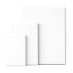   3-dílná sada bílých malířských pláten - rozměry 20x30cm, 30x40cm, 40x50 cm