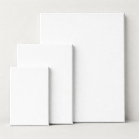 3-dílná sada bílých malířských pláten - rozměry 20x30cm, 30x40cm, 40x50 cm