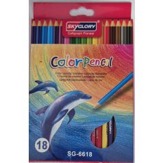 18-dielna sada farebných ceruziek