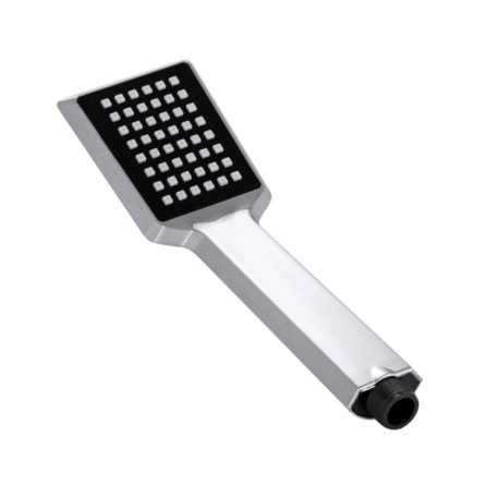 Elegantní chromová sprchová hlavice s držákem