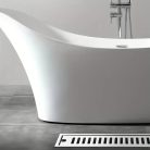 50 cm-ový nerezový podlahový odtok - chrom