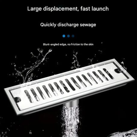 50 cm-ový nerezový podlahový odtok - chrom