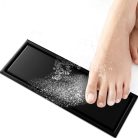 50 cm-ový nerezový podlahový odtok - matný černý