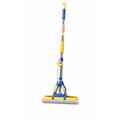 Mop s houbou a teleskopickou rukojetí