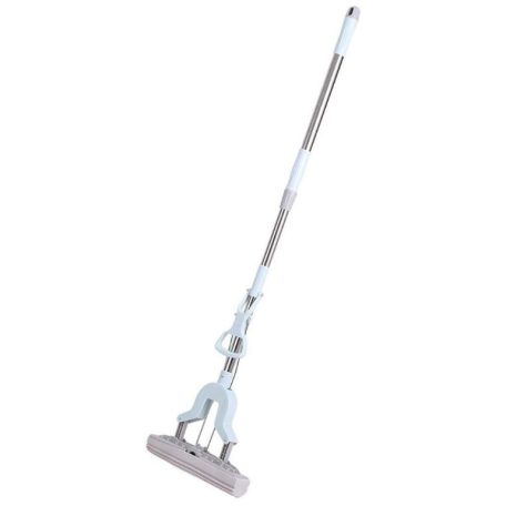 Ždímací houbový mop s teleskopickou rukojetí - 135 cm