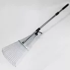 Nastavitelné hrábě na listí s teleskopickou rukojetí - 120 cm