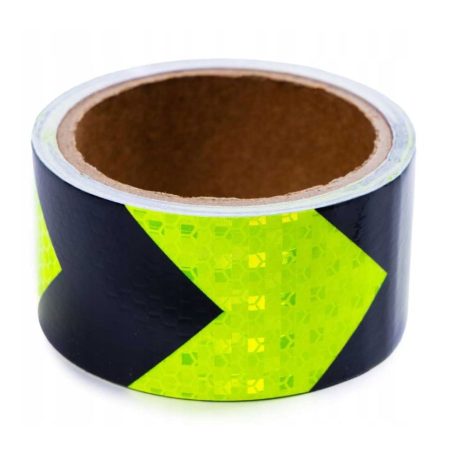 5 cm x 10 m reflexní samolepicí páska - žluto-černá