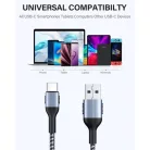 Nabíjecí kabel USB C (USB-A -> USB-C kabel) - 2 metry - 8A