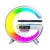 Multifunkční RGB LED budík s Bluetooth reproduktorem a bezdrátovou nabíjecí stanicí