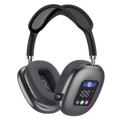   COOL Art bezdrátová sluchátka s displejem v černé barvě