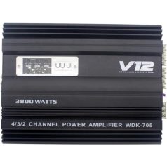 3800W 4/3/2-kanálový zesilovač do auta - V12