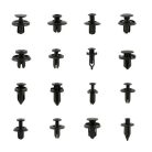 620-dílná sada autosvorek, plastová, univerzální, 16 různých modelů, černá barva