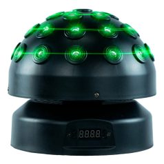   Vícepaprskový LED laserový Disco projektor – se zeleným světelným efektem