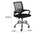 Kancelářská otočná židle v černé barvě - Detroit