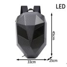 Černý batoh s LED očima