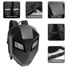 Černý batoh s LED očima