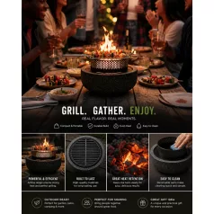 Exteriérový party grill