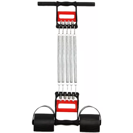 3 v 1-ním fitness expandér s 5 pružinami a ergonomickými rukojeťmi