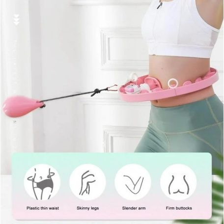 Hula hoop s váhou a LCD displejem