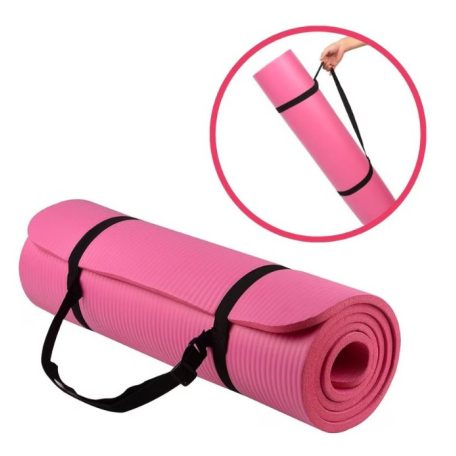 Podložka na jógu v růžové barvě