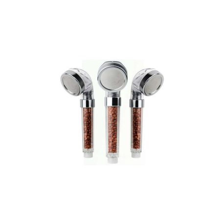 Sprchová hlavice s filtrací a ošetřujícím účinkem na pokožku