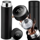 Smart termohrnek z nerezavějící oceli s LCD displejem - 480 ml