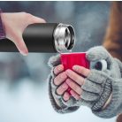 Smart termohrnek z nerezavějící oceli s LCD displejem - 480 ml